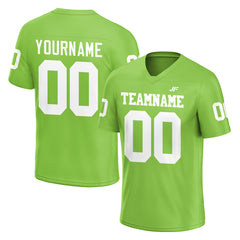 Custom Neon Green Football Jersey Athletic Special Fans Edition Shirt