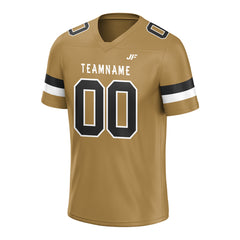 Custom Old Gold Football Jersey Athletic Shirt For Adult Youth