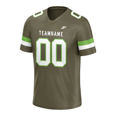 Custom Olive Football Jersey Athletic Shirt For Adult Youth