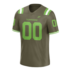 Custom Olive Football Jersey Athletic Shirt For Adult Youth Unisex