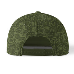 Custom Olive Baseball Cap Print Logo Text Adjustable Hat For Men Women