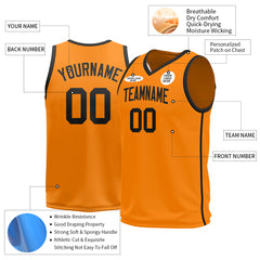 Custom Orange Basketball Jersey Design Your Own Shirts