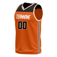 Custom Orange Basketball Jersey Athletic Sports Shirts Design Your Own