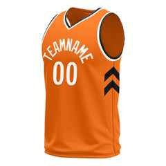 Custom Orange Basketball Jersey Athletic Sports Shirts For Aldult Youths