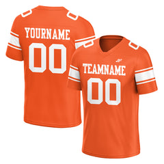 Custom Orange Football Jersey Athletic Special Fans Edition Shirt