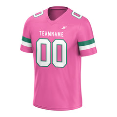 Custom Pink Football Jersey Athletic Shirt For Adult Youth