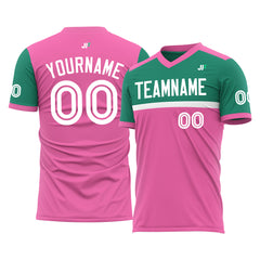 Custom Pink Soccer Uniform Training Outfit Sportswear