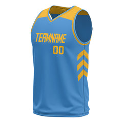 Custom Powder Blue Mesh Basketball Athletic Performance Jersey