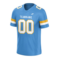 Custom Powder Blue Football Jersey Athletic Shirt For Adult Youth