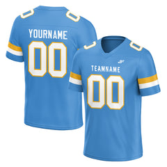 Custom Powder Blue Football Jersey Athletic Shirt For Adult Youth