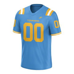 Custom Powder Blue Football Jersey Athletic Shirt For Adult Youth Unisex