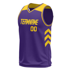 Custom Purple Mesh Basketball Athletic Performance Jersey