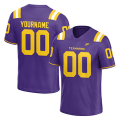 Custom Purple Football Jersey Athletic Shirt For Adult Youth Unisex