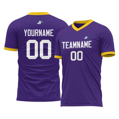 Custom Purple Soccer Uniform For Adult Youth Fans Jersey