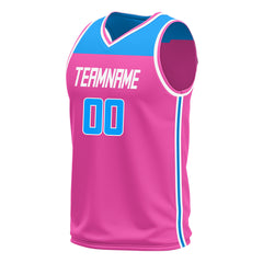 Custom Pink Basketball Jersey Athletic Sports Shirts Design Your Own