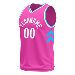 Custom Pink Basketball Jersey Athletic Sports Shirts For Aldult Youths