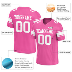 Custom Pink Football Jersey Athletic Special Fans Edition Shirt