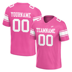 Custom Pink Football Jersey Athletic Special Fans Edition Shirt