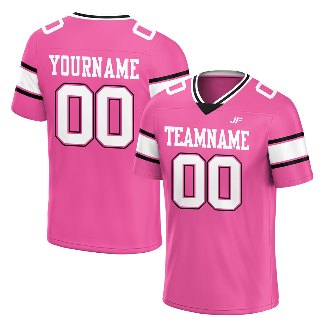 Custom Pink Football Jersey Athletic Special Fans Edition Shirt