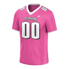 Custom Pink Football Jersey Athletic Special Fans Edition Shirt For Adult Youth