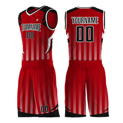 Custom Red Mesh Basketball Uniform Design Your Own Jersey