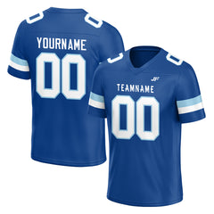 Custom Royal Football Jersey Athletic Shirt For Adult Youth