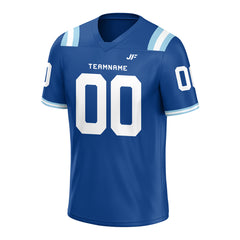 Custom Royal Football Jersey Athletic Shirt For Adult Youth Unisex