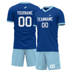 Custom Royal Soccer Uniform For Adult Youth Fans Jersey