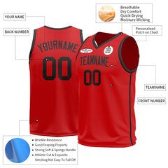 Custom Red Basketball Jersey Design Your Own Shirts