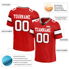 Custom Red Football Jersey Athletic Special Fans Edition Shirt