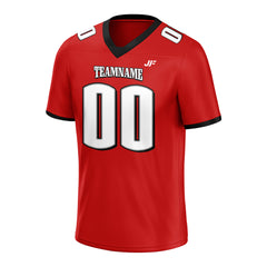 Custom Red Football Jersey Athletic Special Fans Edition Shirt For Adult Youth