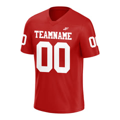 Custom Red Football Jersey Athletic Special Fans Edition Shirt