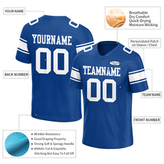 Custom Royal Football Jersey Athletic Special Fans Edition Shirt