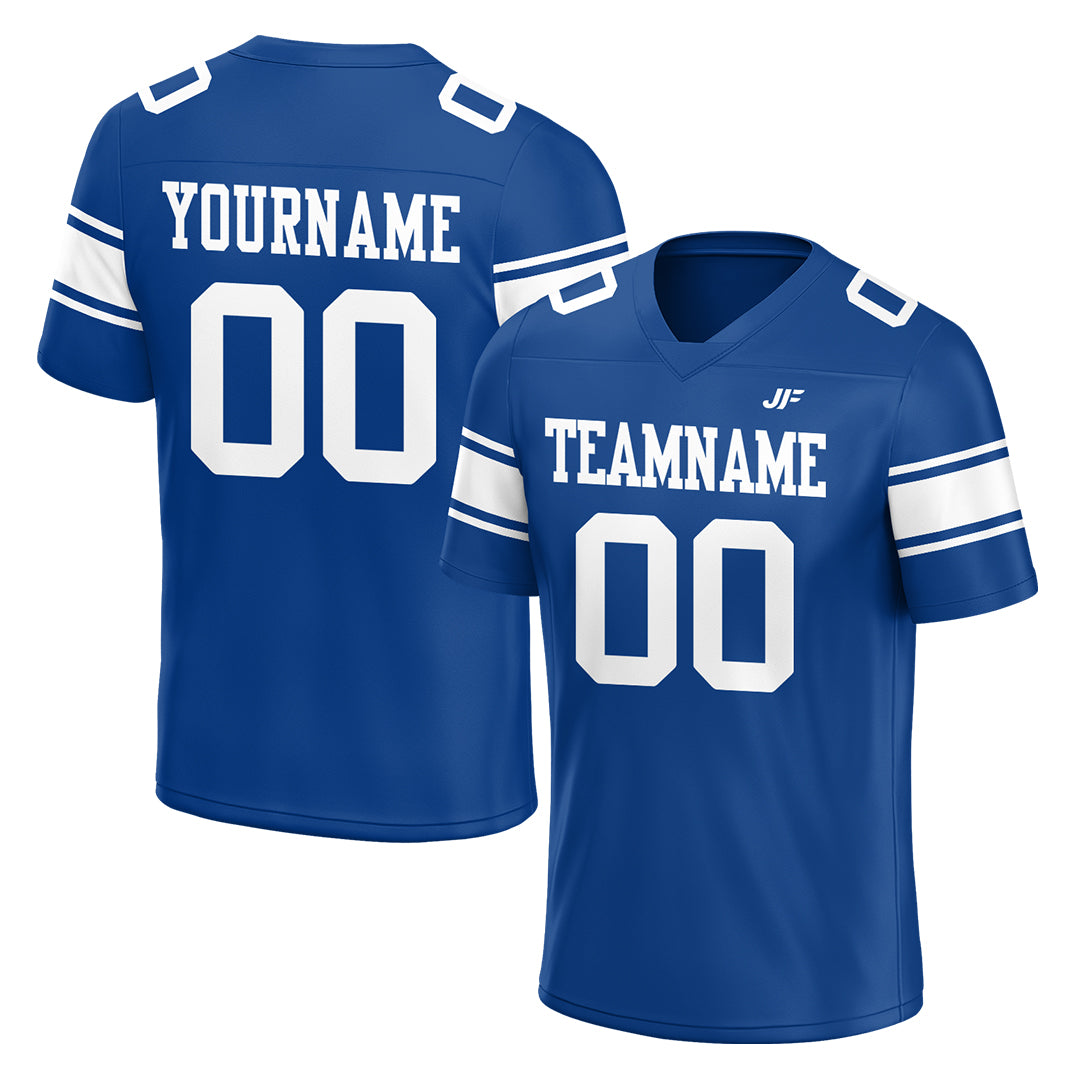 Custom Royal Football Jersey Athletic Special Fans Edition Shirt