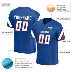 Custom Royal American Football Jersey Special Fans Edition Athletic Sportwear Shirts