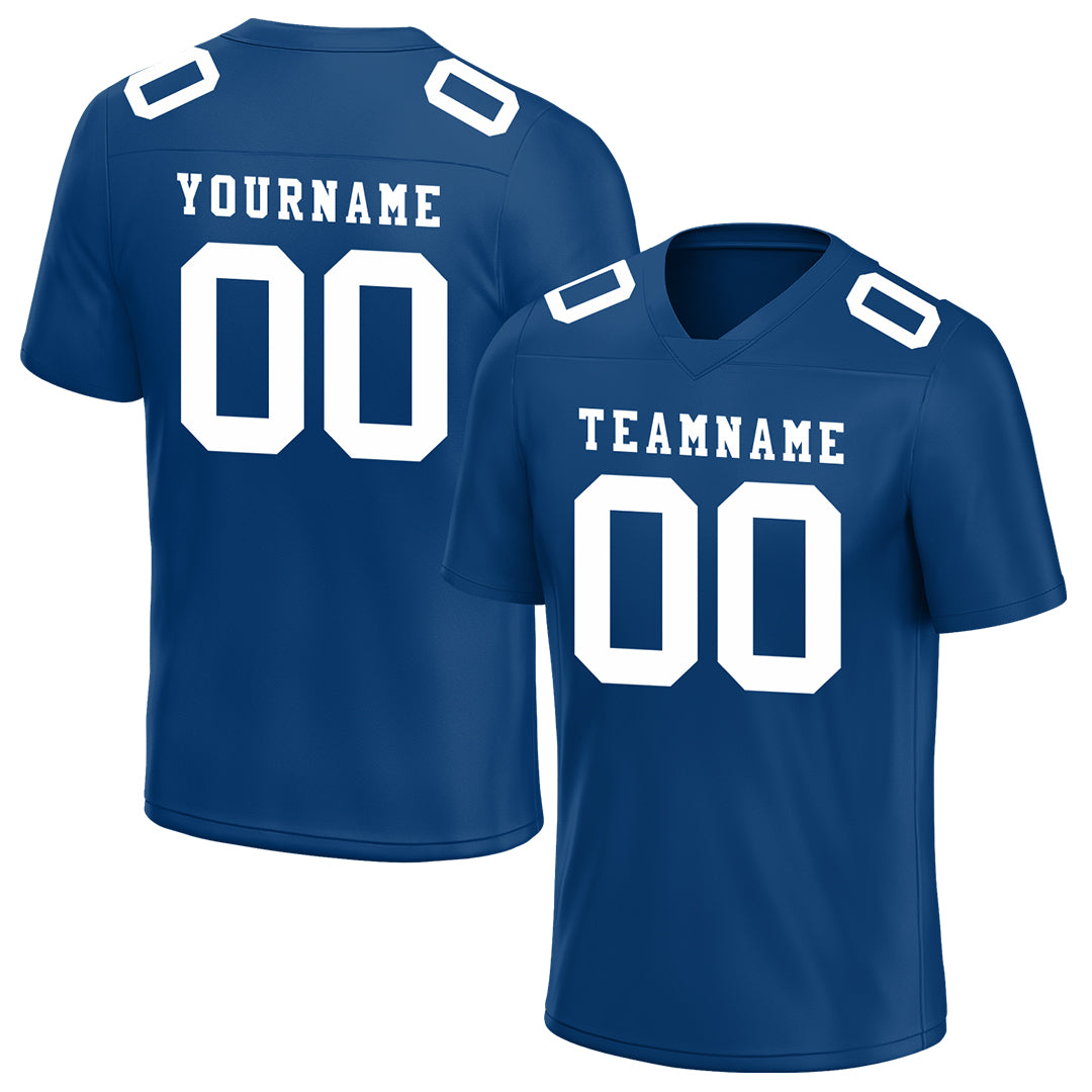 Custom Slate Blue Football Jersey Team Uniforms For Adult Youth Unisex