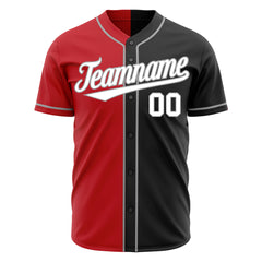 Custom Split Baseball Jersey Outdoor Casual Authentic Shirt