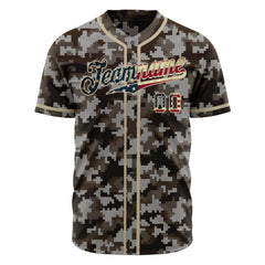 Custom National Flag Camo Fans Special Edition Authentic Vintage Baseball Jersey Streewear