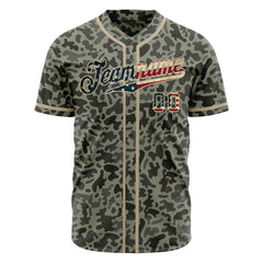 Custom National Flag Camo Fans Special Edition Authentic Vintage Baseball Jersey For Men Women Boy