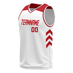 Custom White Mesh Basketball Athletic Performance Jersey