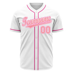 Custom Medium White Full Button Up Mesh Fans Special Edition Authentic Baseball Jersey