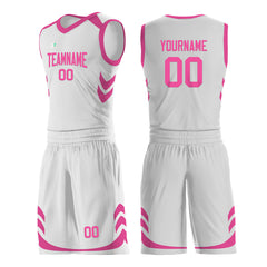 Custom Medium White Basketball Uniform For Adult Youth Fans Mesh Jersey