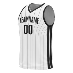 Custom White Basketball Jersey Sports Training Shirts