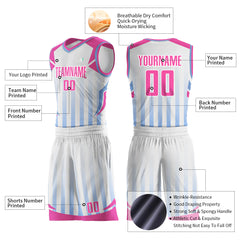 Custom White Mesh Basketball Uniform Design Your Own Jersey