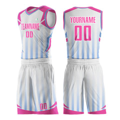 Custom White Mesh Basketball Uniform Design Your Own Jersey