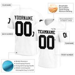 Custom White Football Jersey Athletic Special Fans Edition Shirt