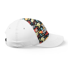 Custom White Baseball Cap Casual Adjustable Hat Ideal for Business Events and Gifts