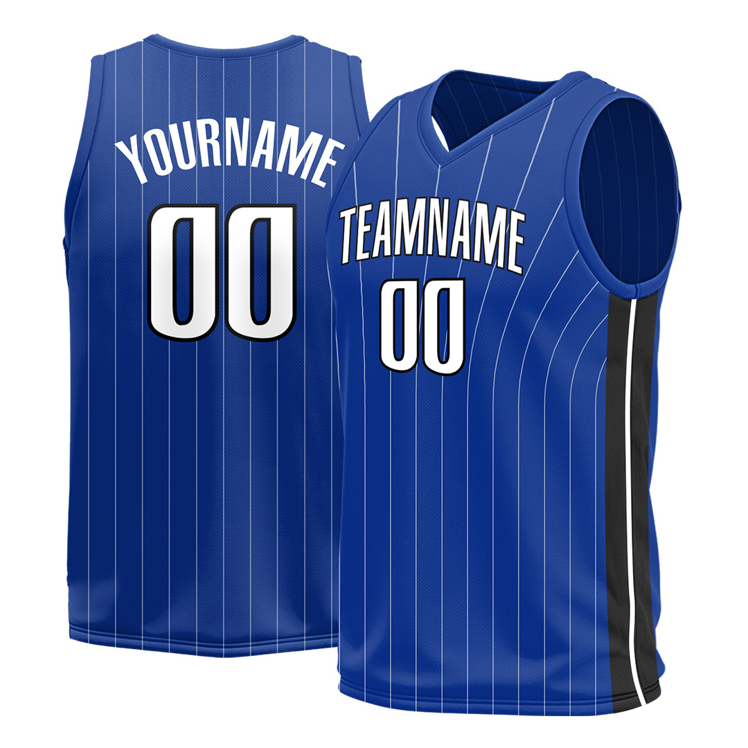 Custom Blue Basketball Jersey Sports Training Shirts