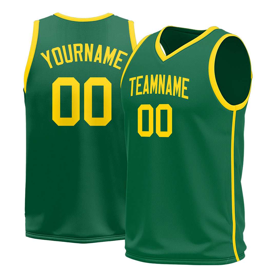 Custom Green Basketball Jersey Design Your Own Shirts