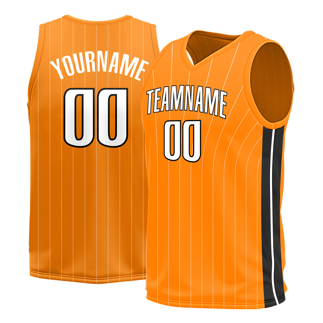 Custom Orange Basketball Jersey Sports Training Shirts